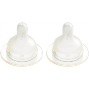 Середній потік соска дитяча силіконова Difrax S-bottle Wide 2 шт. (676)