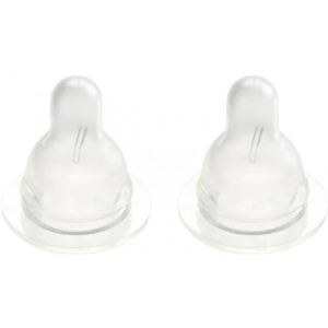 Малий потік соска дитяча силіконова Difrax S-bottle Natural 2 шт. (671)