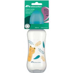 Пляшка для годування Bebe Confort PP 360ml S.2 з силіконовою пустушкою Little Buddies