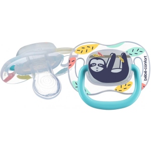 Симетрична пустушка Bebe Confort 2 шт 6/36 Lazy Sloth