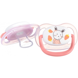 Ортодонтична пустушка Bebe Confort Physio Air Dummy Gardener 2 шт. 0/6 Pink/Yellow