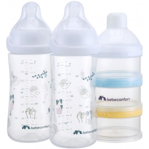 Пляшка для годування Bebe Confort Emotion Physio 270ml 2 шт Urban Garden