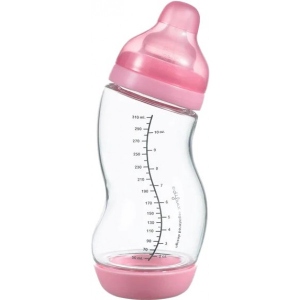Пляшка для годування Difrax 310 мл S-bottle Wide Pink