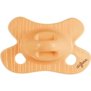Симетрична пустушка Difrax Natural Newborn 113 Apricot_lines офіційний магазин