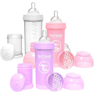Пляшка для годування Twistshake 260 мл Value Pack Pink (78845) порівняти ціни