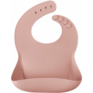 Нагрудник силіконовий MinikOiOi Basics Pinky Pink (101020052)