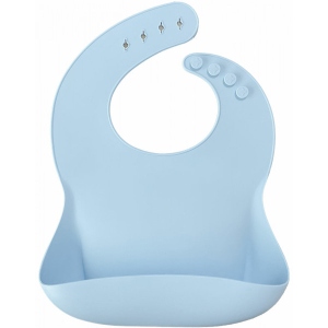 Нагрудник силіконовий MinikOiOi Basics Mineral Blue (101020053)