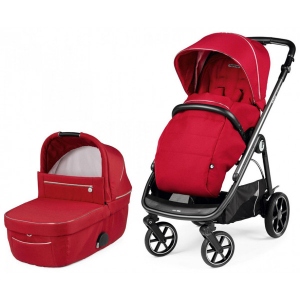 Коляска універсальна 2 в 1 Peg-Perego Veloce Red Shine (PACK-VEL2100000004)