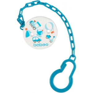 Тримач пустушок Baboo Transport 0+ міс Blue (7-407)