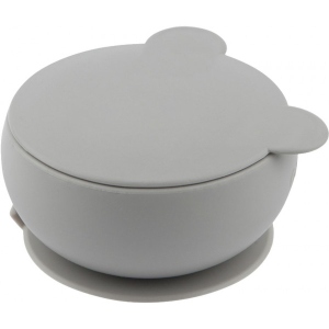 Тарілка для малюка MinikOiOi Bowly - Powder Grey (101080004)