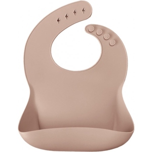Нагрудник силіконовий MinikOiOi Basics - Bubble Beige (101020057)