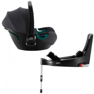 Автокрісло Britax-Romer BABY-SAFE3 i-SIZE Midnight Grey з платформою FLEX BASE