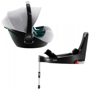 Автокрісло Britax-Romer BABY-SAFE iSENSE Nordic Grey з платформою FLEX BASE iSENSE