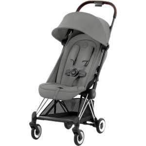 Коляска прогулянкова Cybex Coya Chrome Dark Brown Mirage Grey