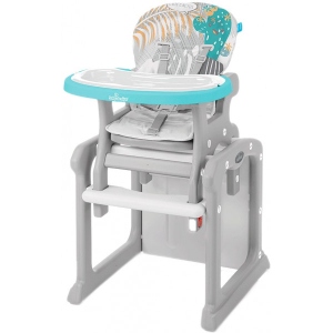 Стільчик для годування трансформер Baby Design Design Candy NEW 05 TURQUOISE фірмовий сайт