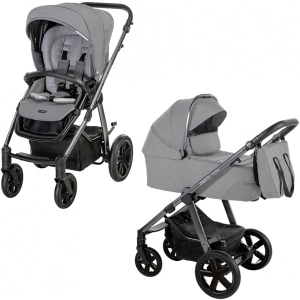 Коляска універсальна 2 в 1 Espiro Husky XL 2022 207 Silver Gray