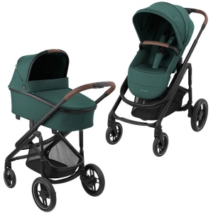 порівняти ціни на Коляска універсальна 2 в 1 Maxi-Cosi Plaza Plus Essential Green