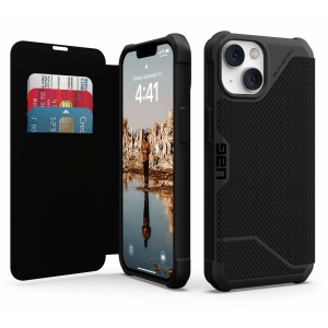 Чохол для смартфону UAG for Apple iPhone 14 Metropolis Kevlar Black (114044113940)