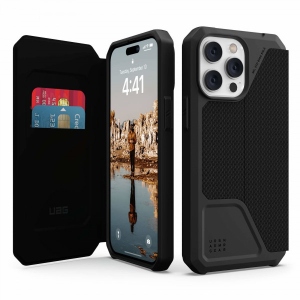 Чохол для смартфону UAG for Apple iPhone 14 Pro Max Metropolis Kevlar Black (114047113940)
