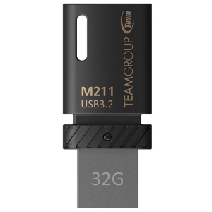 купити Флеш USB Team M211 32GB USB3.2 OTG Type-C Black (TM211332GB01)