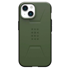 Чохол для смартфону UAG for Apple iPhone 15 Civilian Magsafe, Olive Drab (114287117272)
