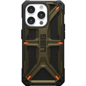 Чохол для смартфону UAG for Apple iPhone 15 Pro Max Monarch, Kevlar Elemental Green (11429811397B)