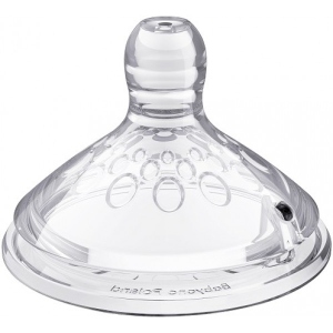 Великий потік соска дитяча силіконова BabyOno Natural nursing (1454/02)