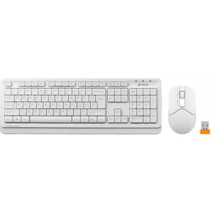 Клавіатура + миша бездротова A4tech FG1012 White USB