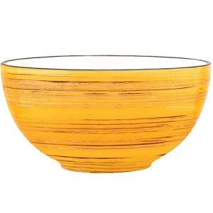 Салатник Wilmax Spiral Yellow 10.5 см 250 мл (WL-669429 / A)