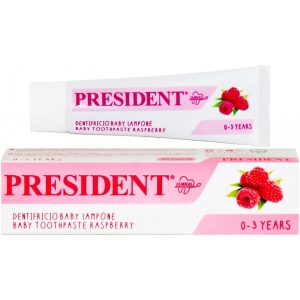 Зубна паста PresiDENT CLINICAL "BABY" малина 0-3р. New 30мл