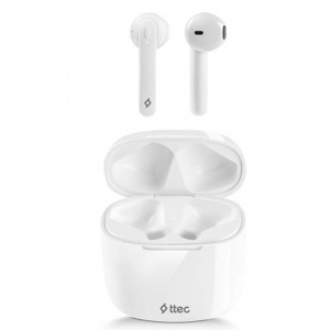 Навушники вкладиші бездротові TWS Ttec AirBeat Lite 2 White (2KM137B)