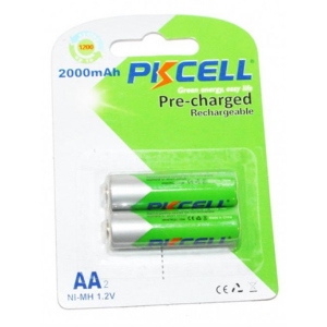 Акумулятор тип AA PKCELL Ni-MH AA/HR06 2000 mAh BL 2 шт. (PC/AA2000-2BA/09327)
