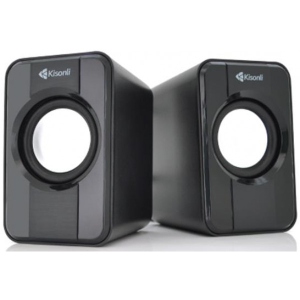 Комп'ютерна акустика звичайна 2.0 Kisonli S-444/23405 Black