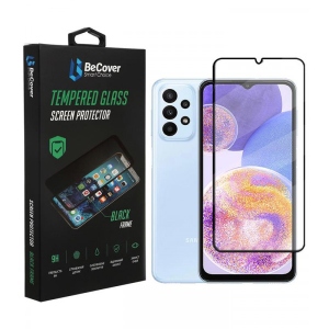 Захисне скло для смартфону BeCover for Samsung Galaxy A23 SM-A235 Black (707355)
