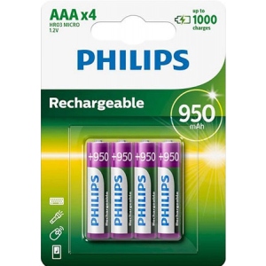 Батарейка тип AAA Philips R3/AAA MULTILIFE 950/B4