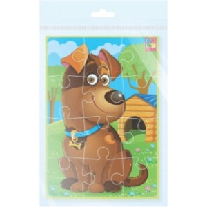 Пазли м'які (до 2 років) Vladi Toys А5 "Улюбленці" Собака (рус) (VT1103-53)