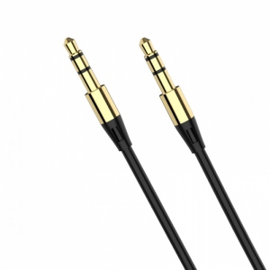 Кабель 3.5 мм -3.5 мм SkyDolphin SR07 3.5 мм-3.5 мм 1m Black (AUX-000052)