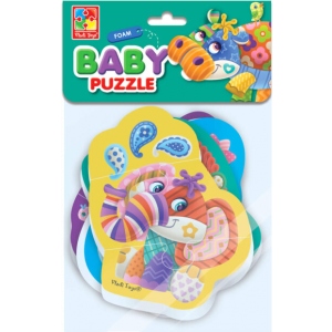 Пазли картонні (до 2 років) Vladi Toys Чудо зоопарк (рус) (VT1106-60)