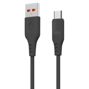 Кабель синхронізації даних SkyDolphin S61VB USB-мicroUSB 2m Black (USB-000450)