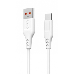 Кабель синхронізації даних SkyDolphin S61TB USB - Type-C 2m White (USB-000447)