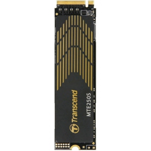 SSD-накопичувач внутрішній Transcend M.2 2TB PCIe 4.0 MTE250S+розсіювач тепла (TS2TMTE250S)