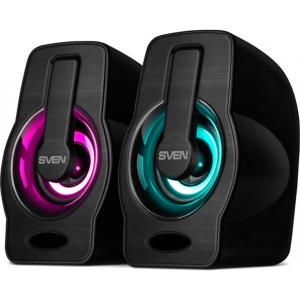 Комп'ютерна акустика компактна 2.0 Sven 255 Black