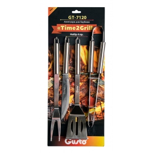 Набор для гриль-барбекю Gusto Time2Grill 4 пр. (GT-7120)