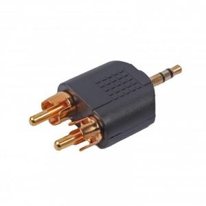 Перехідник аудіо Cablexpert 3.5mm to 2хRCA M (A-458)