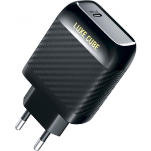 Мережевий зарядний пристрій Luxe Cube Dynamic 18W 1USBх3A Black (4446689880896)