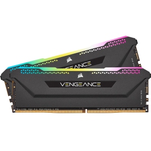 Память DDR Corsair DDR4 2x8GB/3600 Vengeance RGB Pro SL Black (CMH16GX4M2D3600C18)
