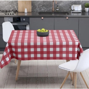 Скатертина прямокутна ТЕП Panama 180х220 см Red check (С-04187_29805)