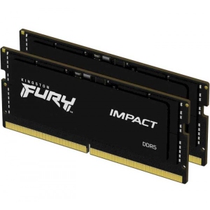 Память DDR Kingston SODIMM DDR5 2x16 32GB/5600 Fury Impact (KF556S40IBK2-32)