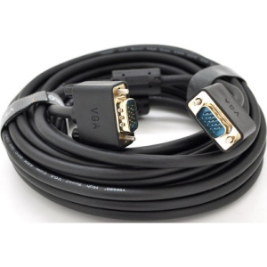 Кабель Veggieg VGA-VGA 10 м Black (YT-VGA(M)/(M)3+6VG-10/19696)