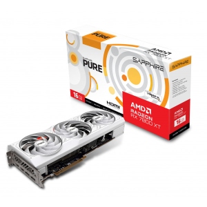 Відеокарта Sapphire Radeon RX 7800 XT 16GB GDDR6 Pure GAMING OC White (11330-03-20G)